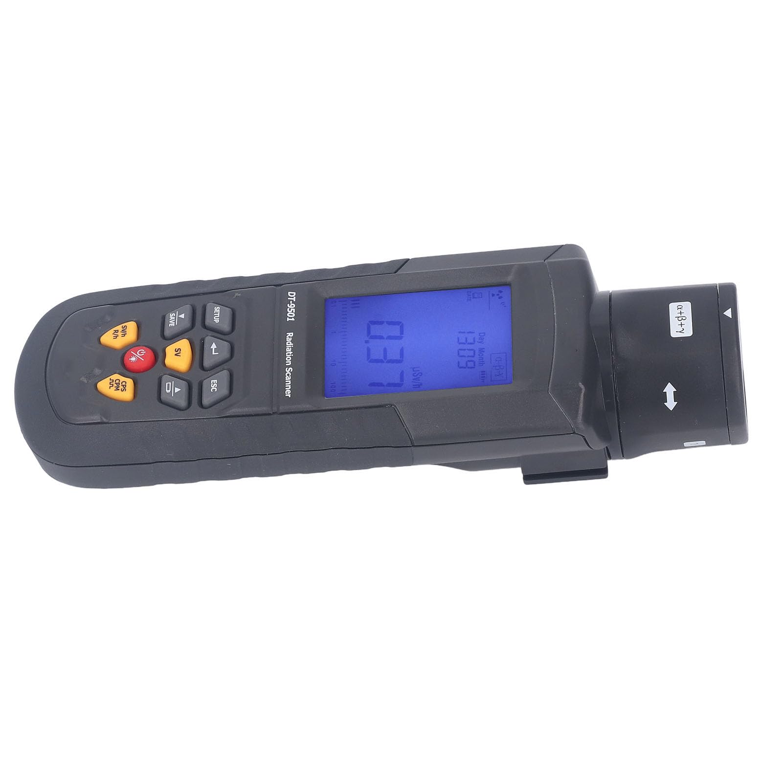 Hyuduo Detektor Promieniowania Jądrowego Licznik Geigera LCD z rurką wypełnioną Halogenem, Mierzy Promieniowanie Rentgenowskie Beta Gamma, Rejestrowanie Danych Bluetooth, do Użytku w Terenie w