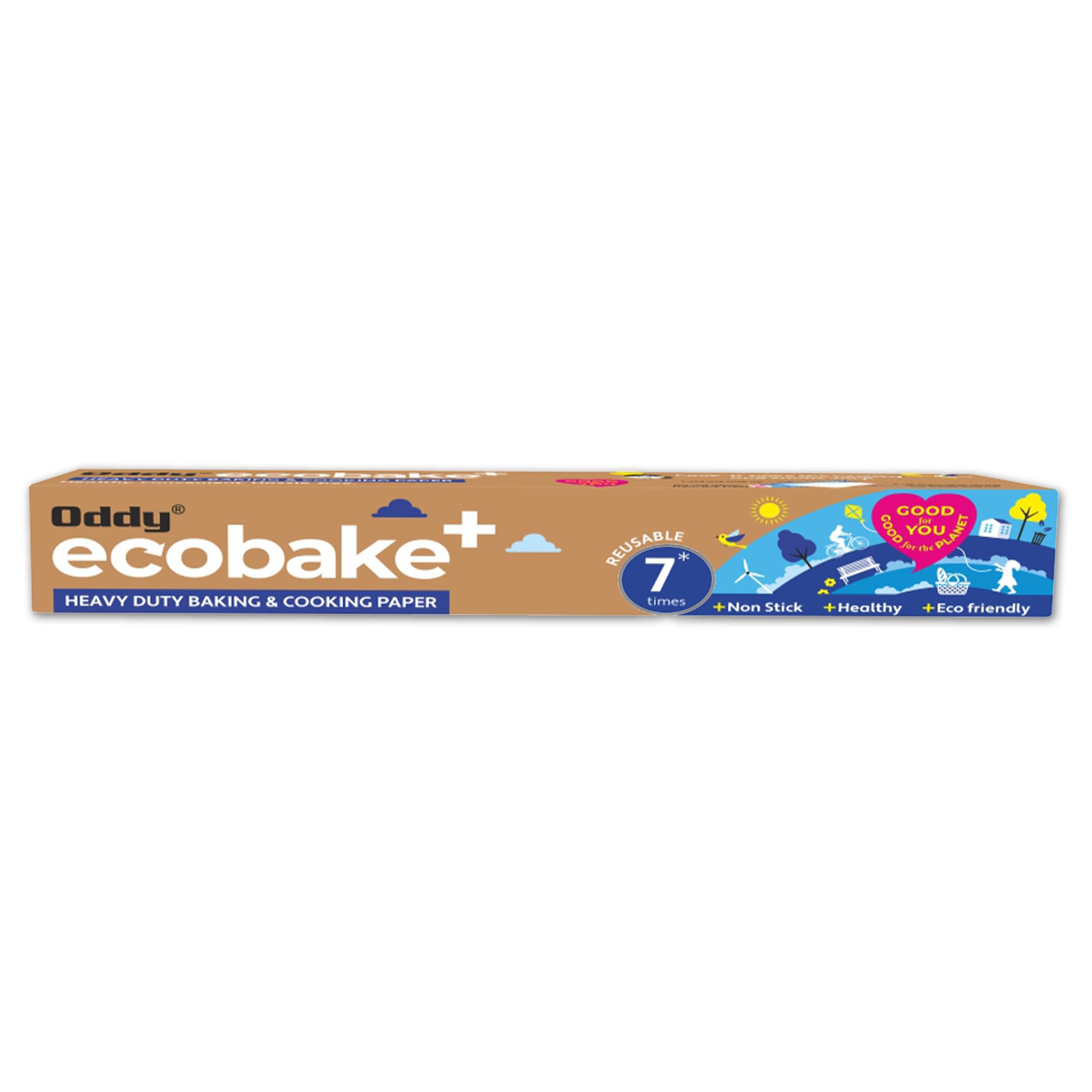 Oddy Uniwraps Ecoback for Baking 'N' Cooking Paper - 380Mm X 20Mtrs, White, Standard