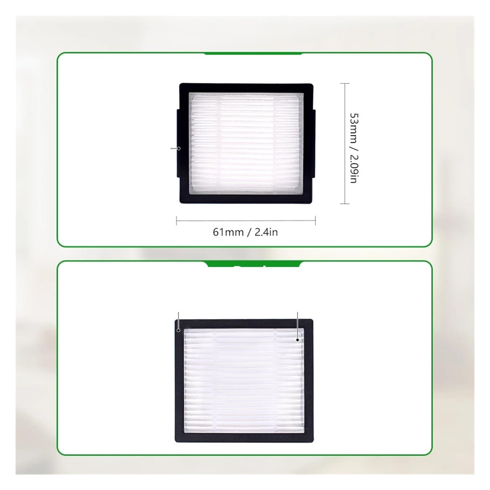 Kompatybilny z rolką filtra Główna szczotka boczna Worek na kurz Kompatybilny z IRobot Roomba Combo J7+ Plus Akcesoria zamienne do odkurzacza Część(6pcs Dust Bag)