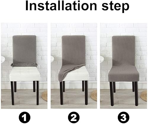 Miniatura 7 de GoodtoU fundas elásticas para sillas de comedor, cocina