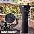 HOXSURY Patio Heater Cover Outdoor Waterproof 87IN 420D Heavy Duty Standup Round Oxford Covers for Outdoor Heaters Weatherproof Propane Heater Covers for Outdoor Garden Treasure Black