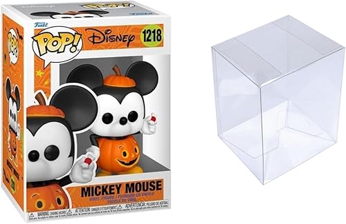 Funko Pop! Mickey Mouse Halloween truco o trato con protector de pop compatible