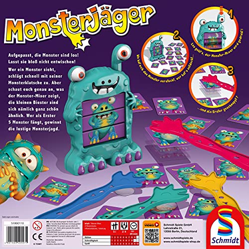 Spiele ab 5 Jahren Schmidt Spiele 40557 Monsterjäger, Aktionsspiel