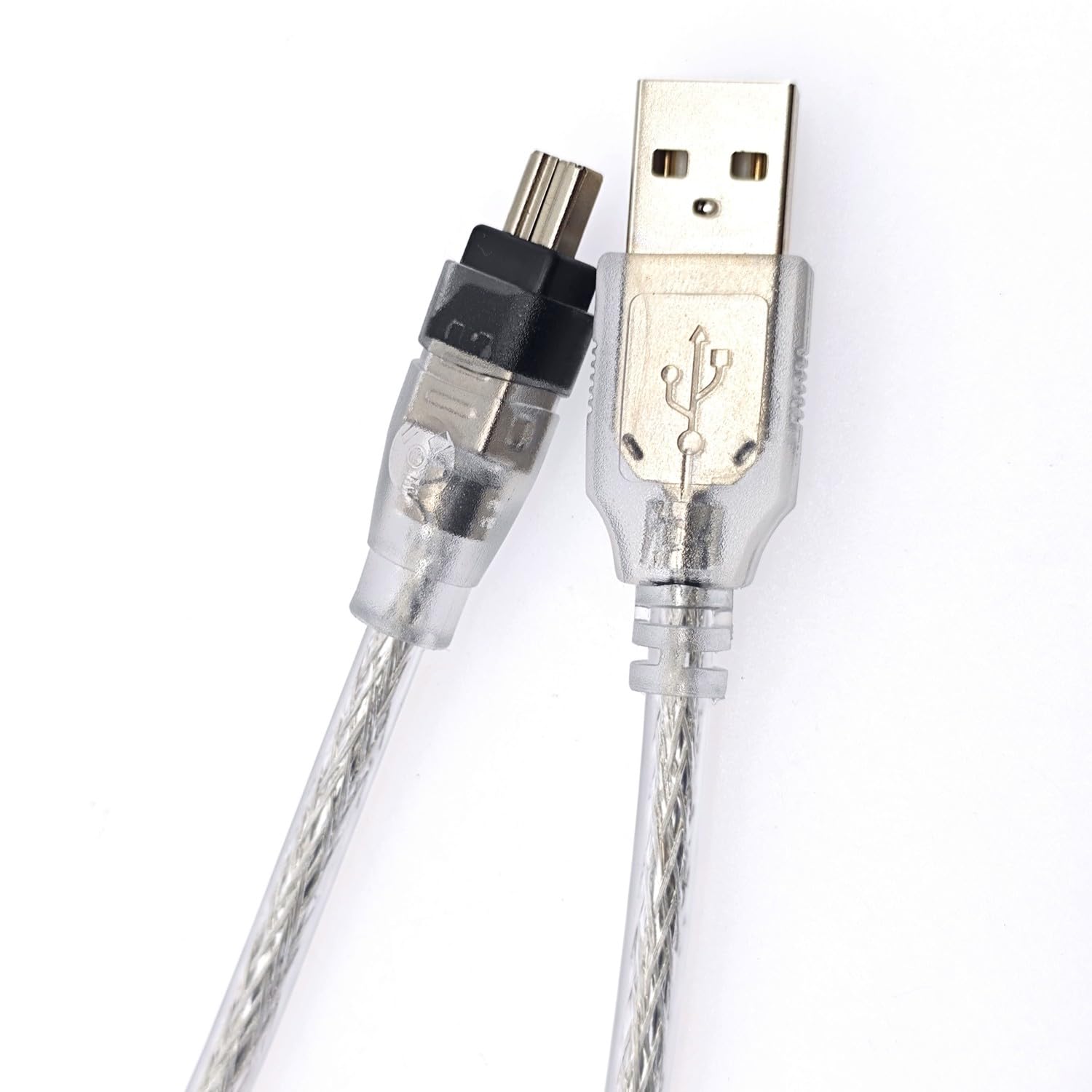 JZK 1,5 m Cavo Firewire IEEE 1394 4 pin a USB 2.0 maschio, cavo convertitore adattatore Firewire a USB per Sony DCR-TRV75E DV videocamera digitale