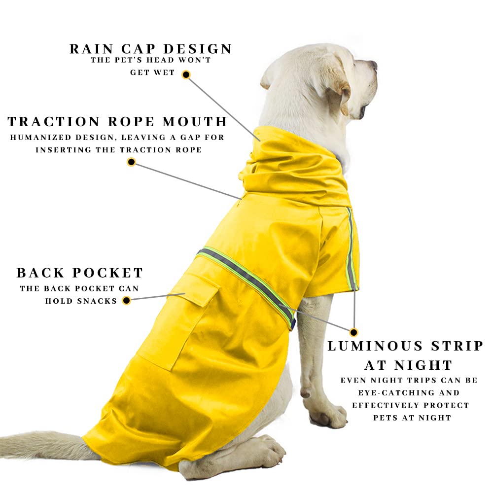 Giacca Impermeabile Per Cani KoKoBin - Riflettente, Con Cappuccio, Taglie Da M A 2XL, Grigio Mimetico - Foto 13