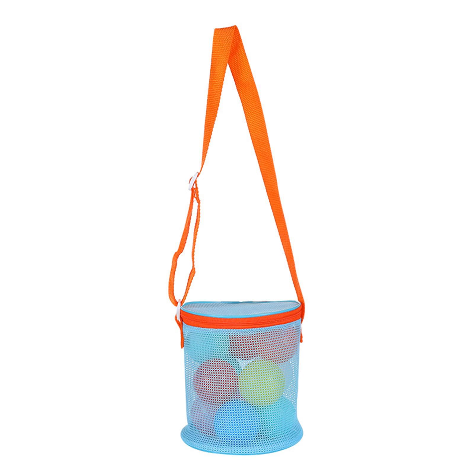 Sand Toy Bag Mesh Beach Bag Seashells Storage Beach Shoulders Kid Bucket Net for Holiday Mesh Seashells Storage Toy Net Sand