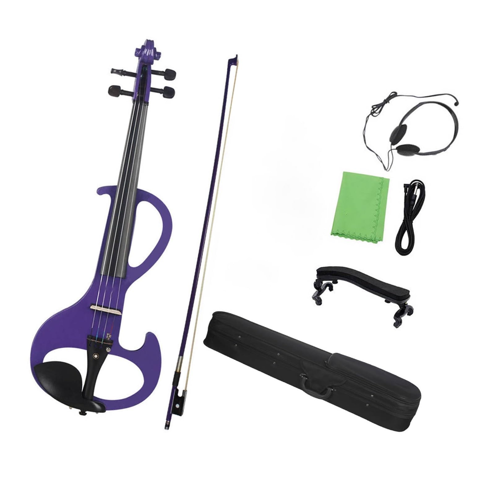 Violini Violino elettrico 4/4 Set violino elettrico viola strumento a corde violino elettronico