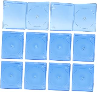 Alipis Cajas De 15 Piezas Caja De Pequeño Almacenamiento Desct Organizador Cajas De Vacías Estuche Porta Fundas Para Caso Moviente Con Titulares Titular De Blue El Plastico