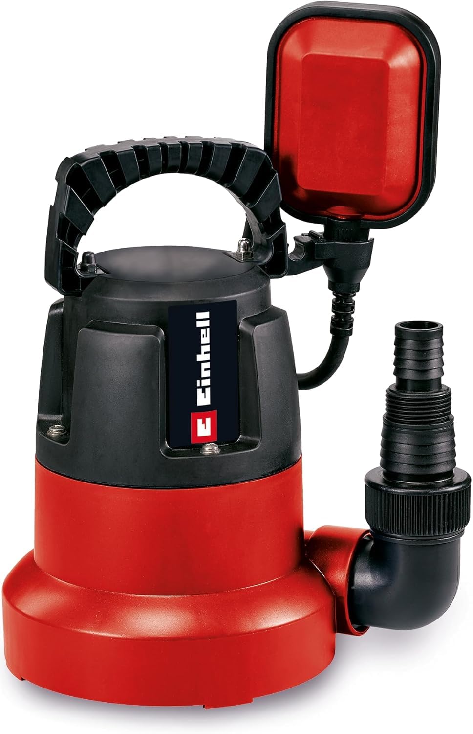Einhell GC-​SP 3580 LL Pompa immersione acque chiare fondo piatto (350 W, portata max 8000 L/​h, prevalenza 7.5 m, immersione max 7m, aspirazione fino a 1 mm)