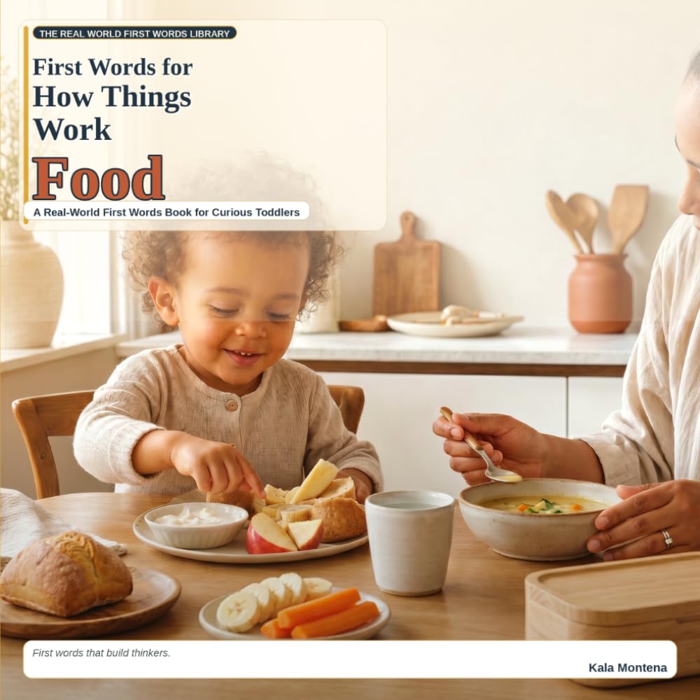 First Words for How Things Work: Food: A Real-World First Words Book for Curious Toddlers (The Real World First Words Library)