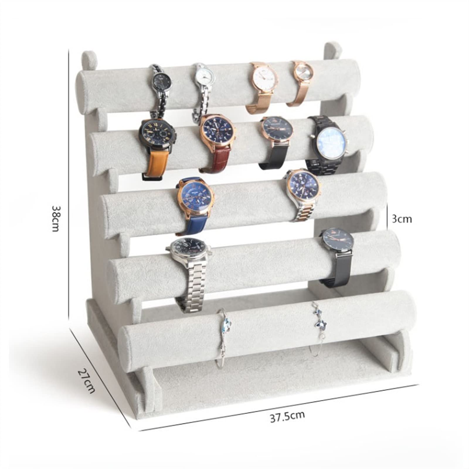 Porte-bijoux Bracelet Holder Jewelry Detachable Velvet Display