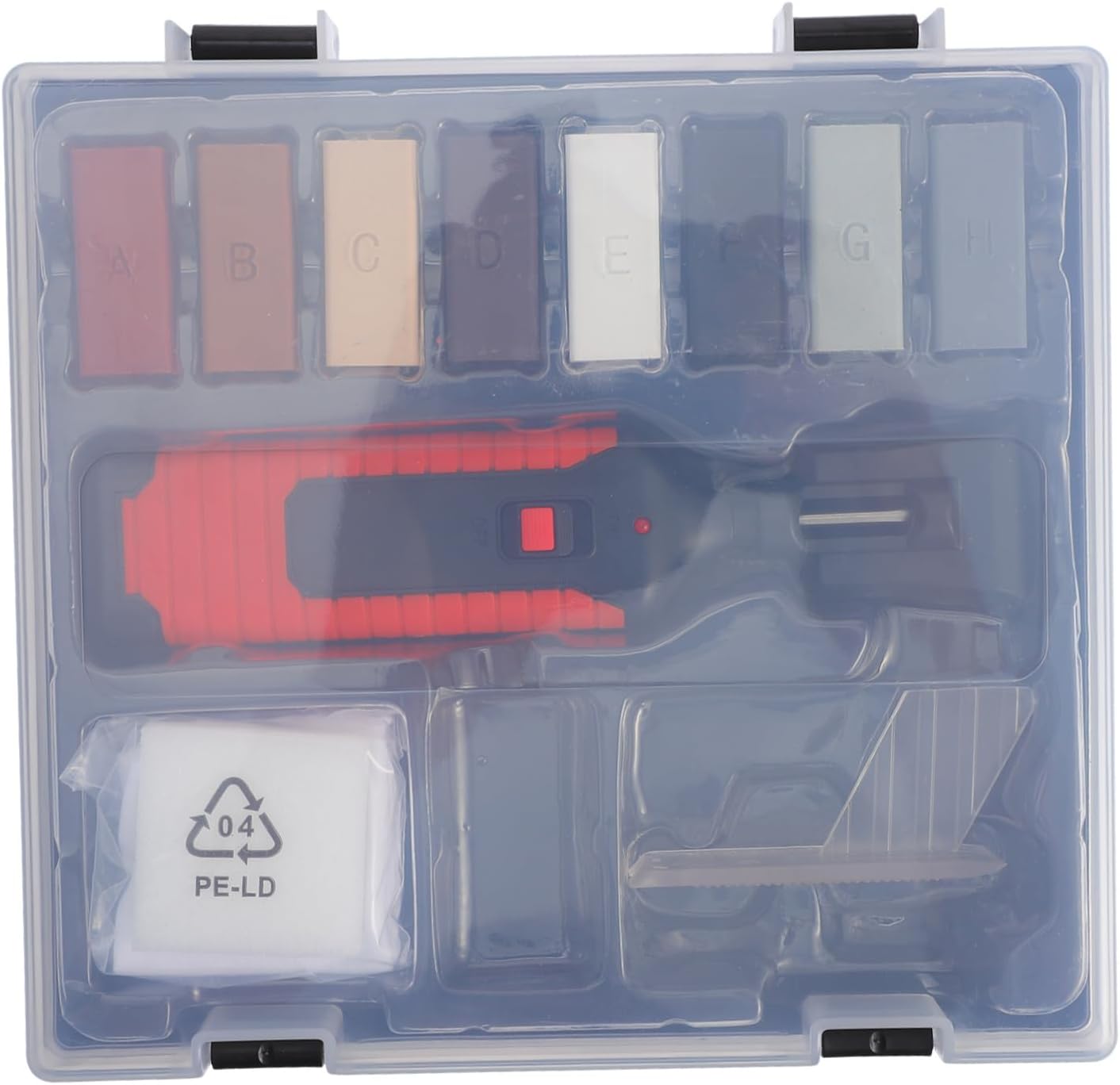 1Set Porcelain Tile Repair Kit Home Repair Tool for Cracked Ceramic Marble Surfaces Easy to Use with Wax Blocks for Household Floor Restoration