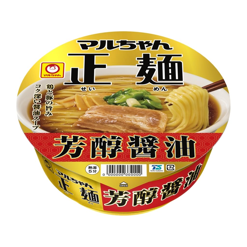 Amazon.co.jp: マルちゃん正麺 カップ 芳醇醤油 (120g×12個 / カップ麺
