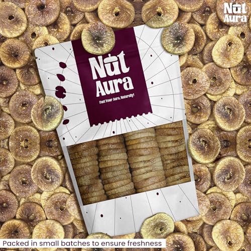 Image of Nut Aura 200 gms Figs | Healthy digestive snack | Naturally sweet dried anjeer | Rich in fiber & antioxidants | Ideal for snacking, baking, wellness