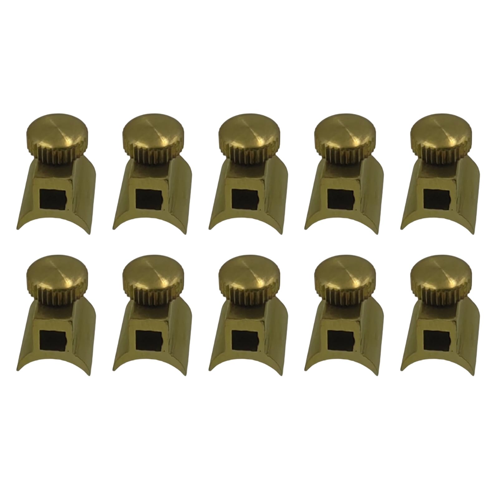 Kalttoy 10Pcs Trumpet Flute Base Screw Miniature Brass Components for Professional Instrument Care Maintenance Accessory Brass Trumpet Screws