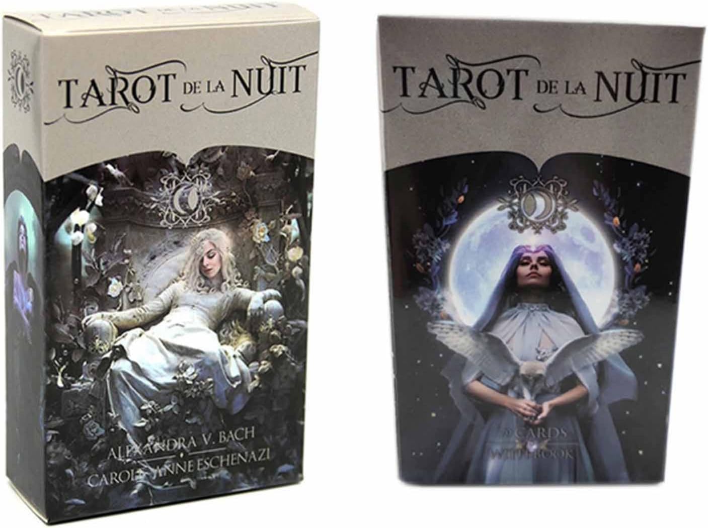 Lariox Tarot De La Nuit Tarot Cards,Tarot Card,Family Game Oracle Cards for Beginners, Answers to Guiding You Through Life and Career Questions for Adults (Tarot Dela Nuit) 4