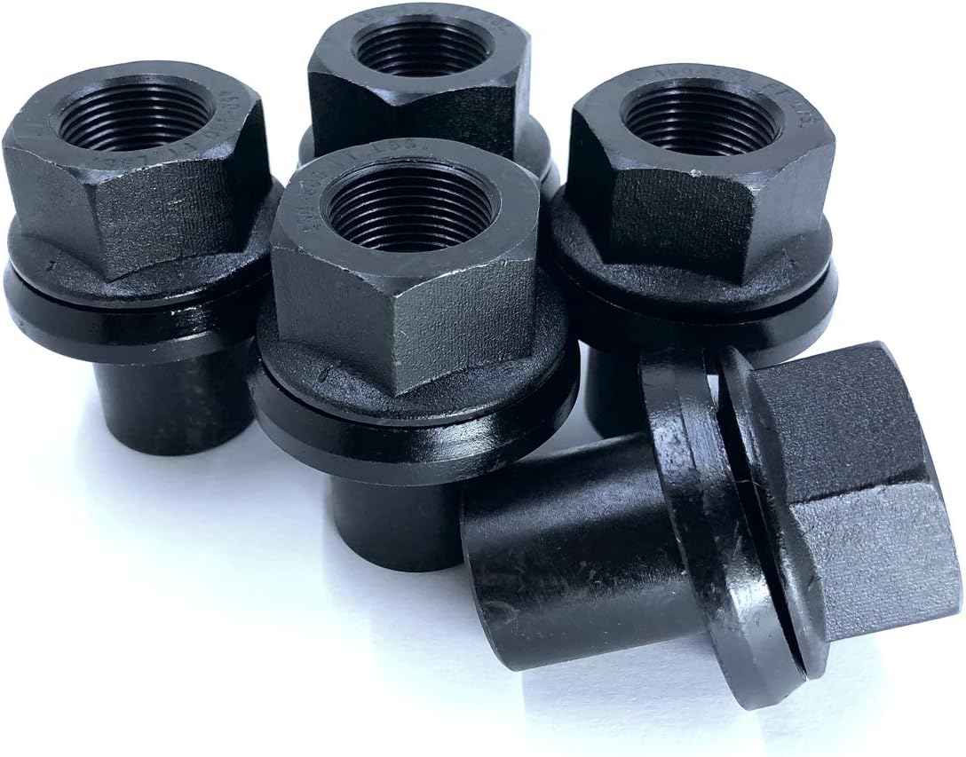 Haltec6 Two Piece 28mm Sleeve Flanged M22x1.5 Wheel Nuts 33mm Hex Unimount Hub Pilot
