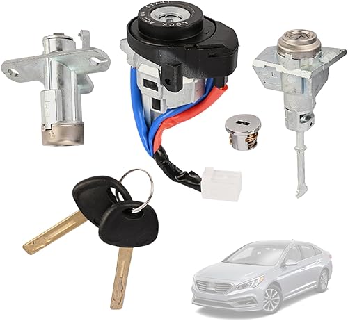 Miniatura 8 de Juego de cilindros de bloqueo completo para automóvil 81970-3XA00 81910-3XA00 compatible con Hyundai Elantra 2011 2012 2013 2014 2015 1.8L 2.0L 1 x