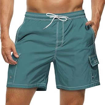 Quick Dry Mens Swim Trunks Lightweight & Comfortable Bathing Suits Summer Essential Gear