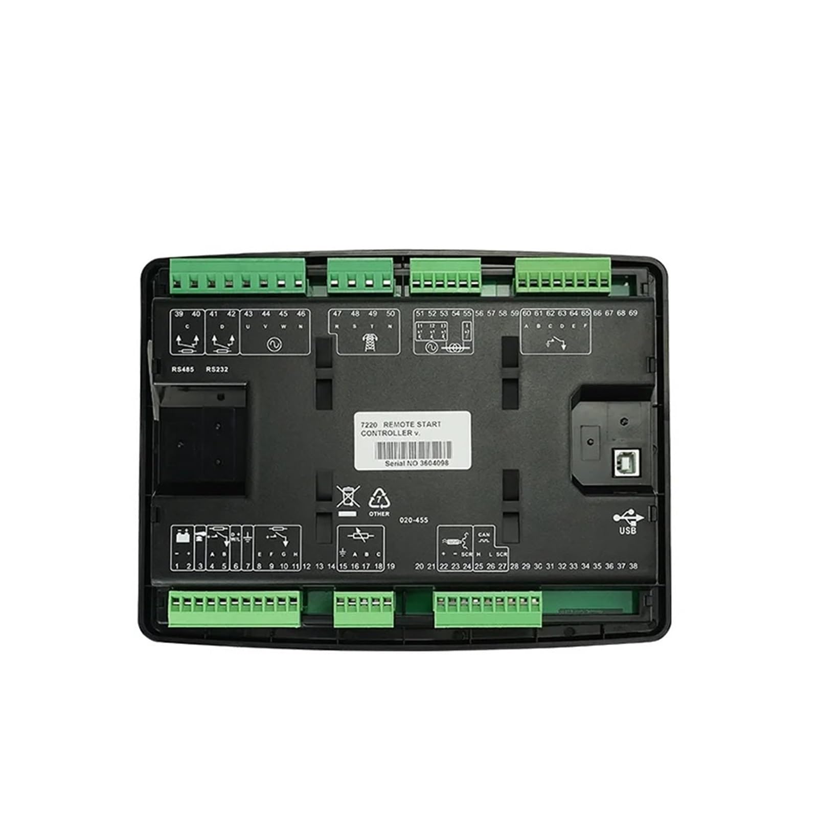 Elektrisches Bedienfeld for Dieselgenerator DSE7220. Controller for Generatorsatz DSE 7220