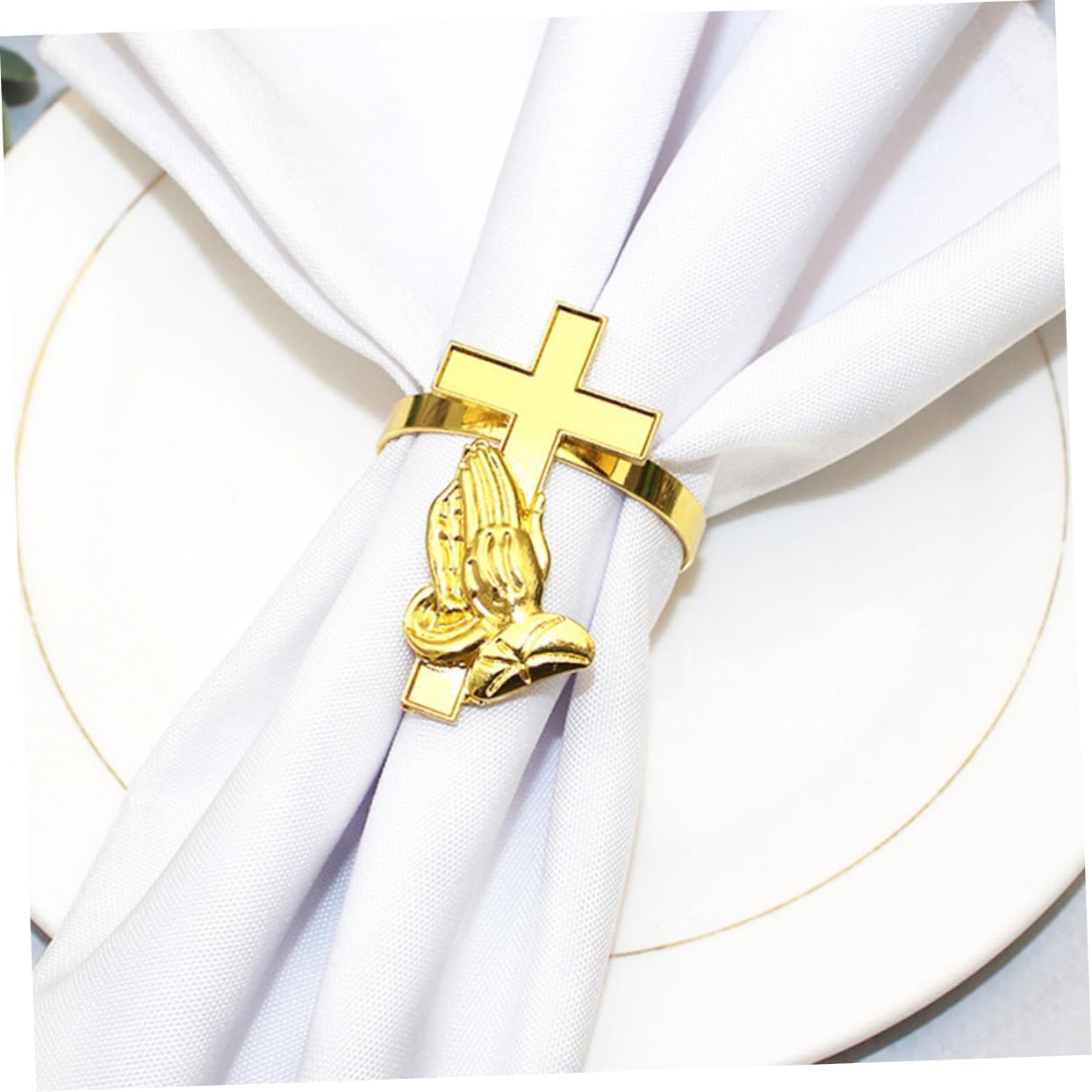 Alipis 4 Sätze Serviettenschnalle Aus Metall Hochzeitsdeko Hochzeitstischdeko Vierte Sackleinen Ernte Tischdekoration Für Hochzeiten Serviettenring Aus Metall Legierung Golden 6 Stück * 4