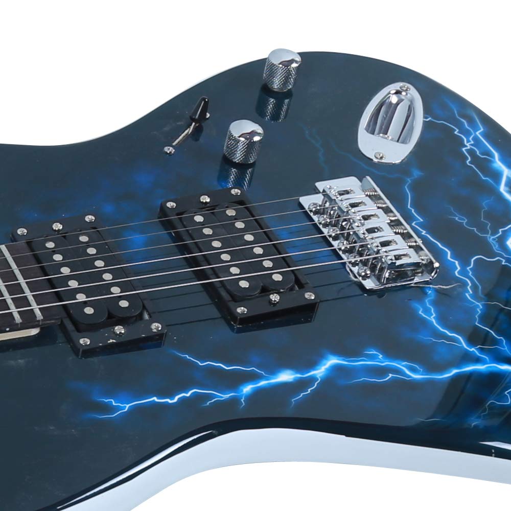 Amazon.com: 6 String Electric Guitar Beginner Kit, Lightning Style