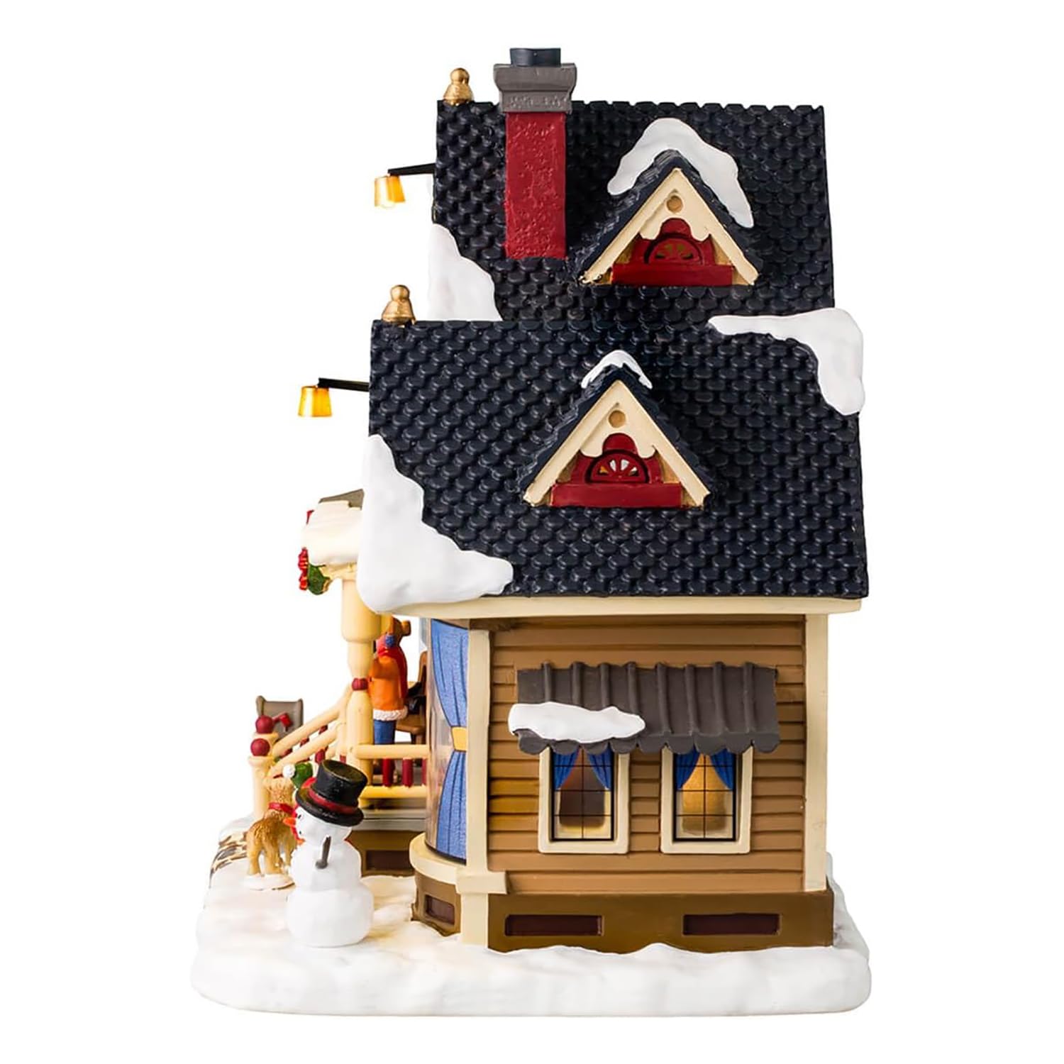 Xマスオルゴール LEMAX バーガーショップ ライトハウス イルミネーション Amazon.com: Lemax Christmas Village Christmas Eve at Grandmas