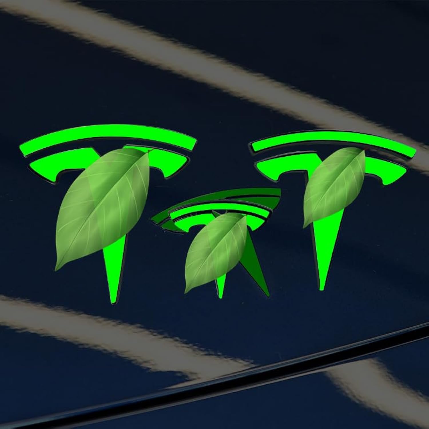 DRAGON SOARdecal sticker of Model 3 for Tesla car, it glows in The dark, luminous, it can make You stand out, Amazing present for friends