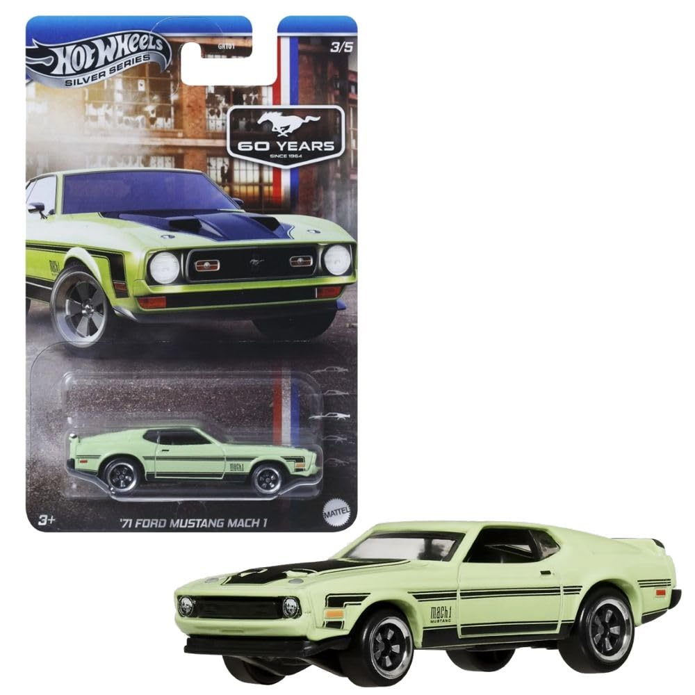 Amazon.co.jp: Hot Wheels '71 Ford Mustang Mach 1 - シルバー