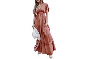 Mom-to-Be Maxi Dress: Perfect Style for Your Baby Shower