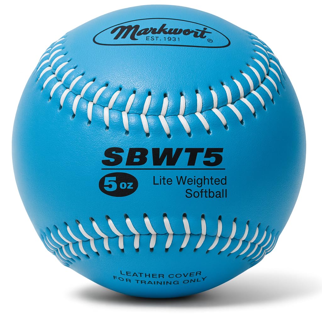 Markwort Funda de Piel de Softball de 30,5 cm con Peso