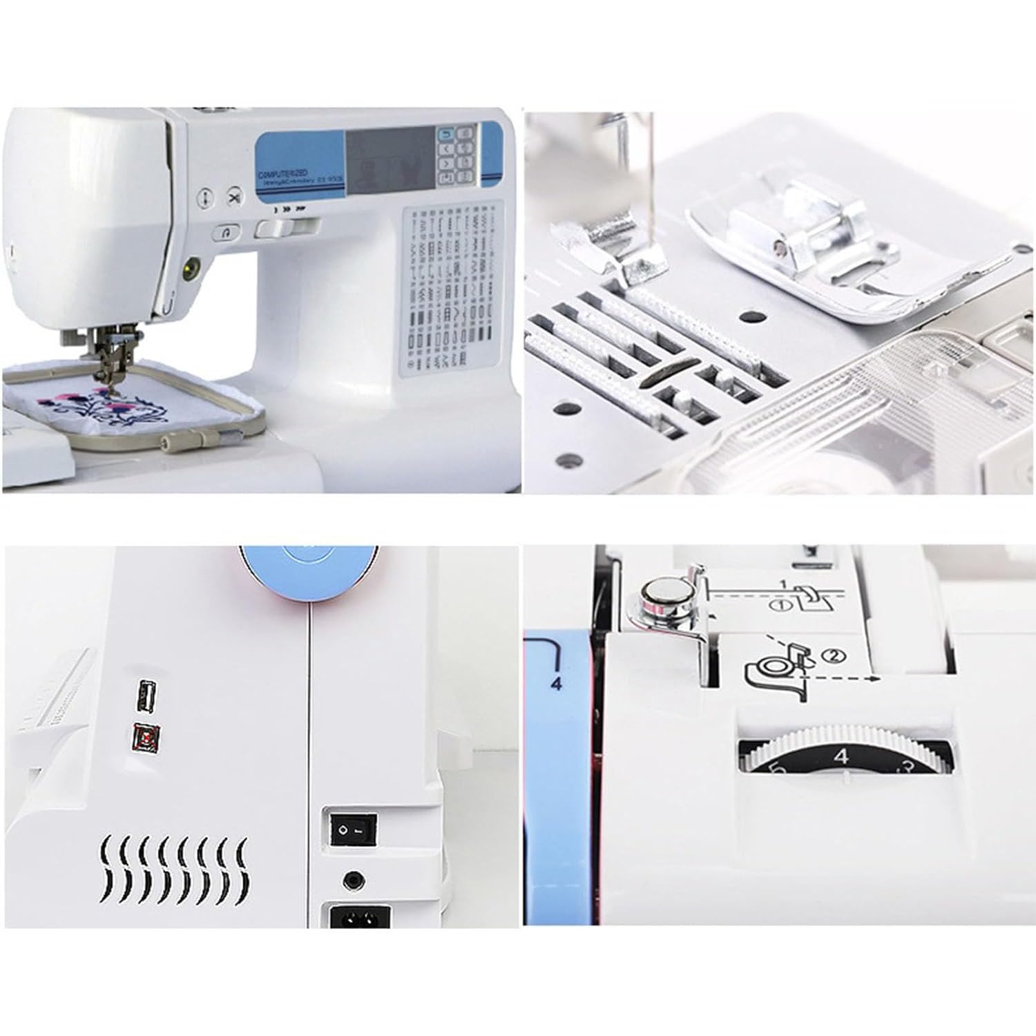 Amazon | DAZULI初心者向けコンピューターミシン・刺繍ミシン 75