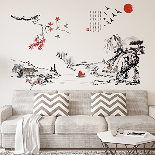 Schwan Linien Wandtattoo – 6 Größen, Selbstklebend, Für Raufaser, Glas & Möbel, Dekorativ