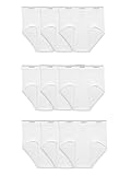 mens Fruit of the Loom Men&apos;s Underwear Briefs&comma; Tag Free & Moisture Wicking&comma; Assorted Color Multipacks