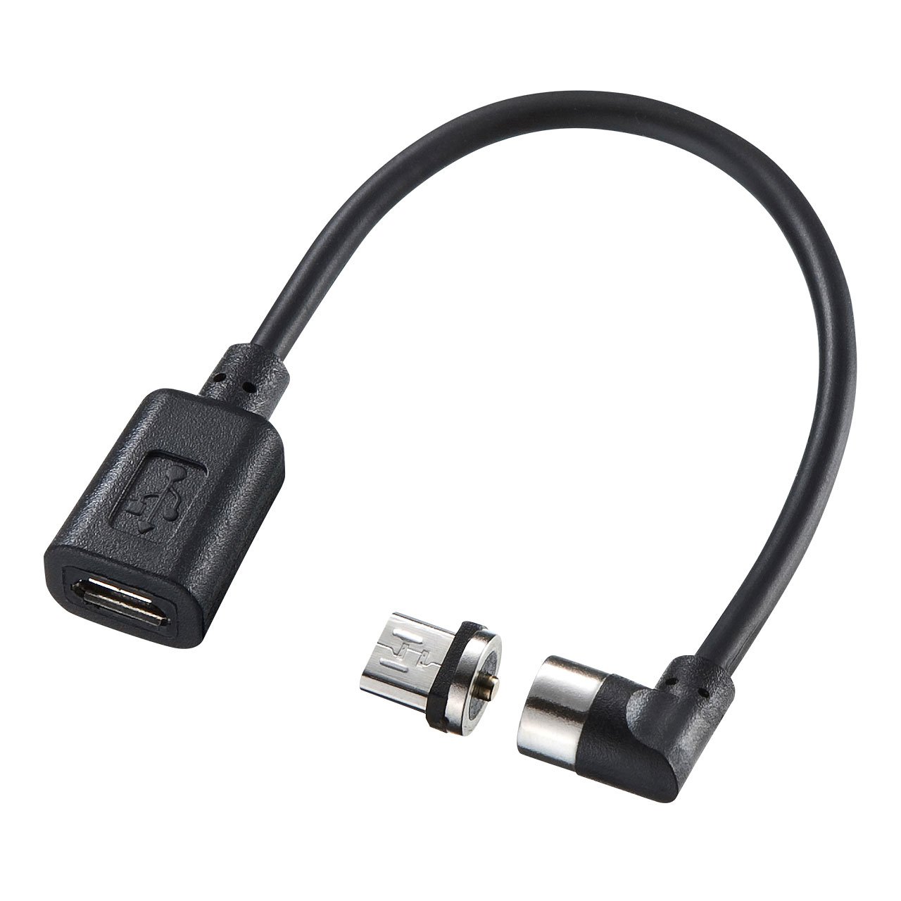 Amazon.co.jp: サンワサプライ(Sanwa Supply) Magnet脱着式microUSB
