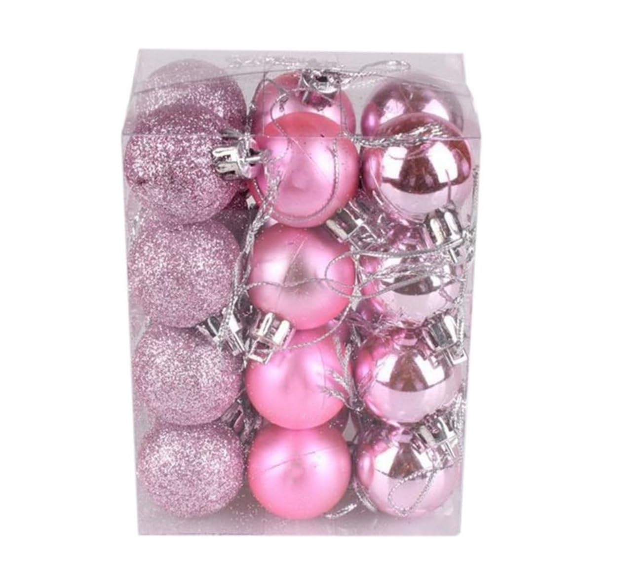 Set de Bolas de Navidad Bolas de Navidad 24 Uds Bolas De Navidad Decoraciones Navideñas De Plástico Adornos Para Interiores Y Exteriores Para Colgar Árboles Fiestas Navideñas Bolas para Arbol de Navid
