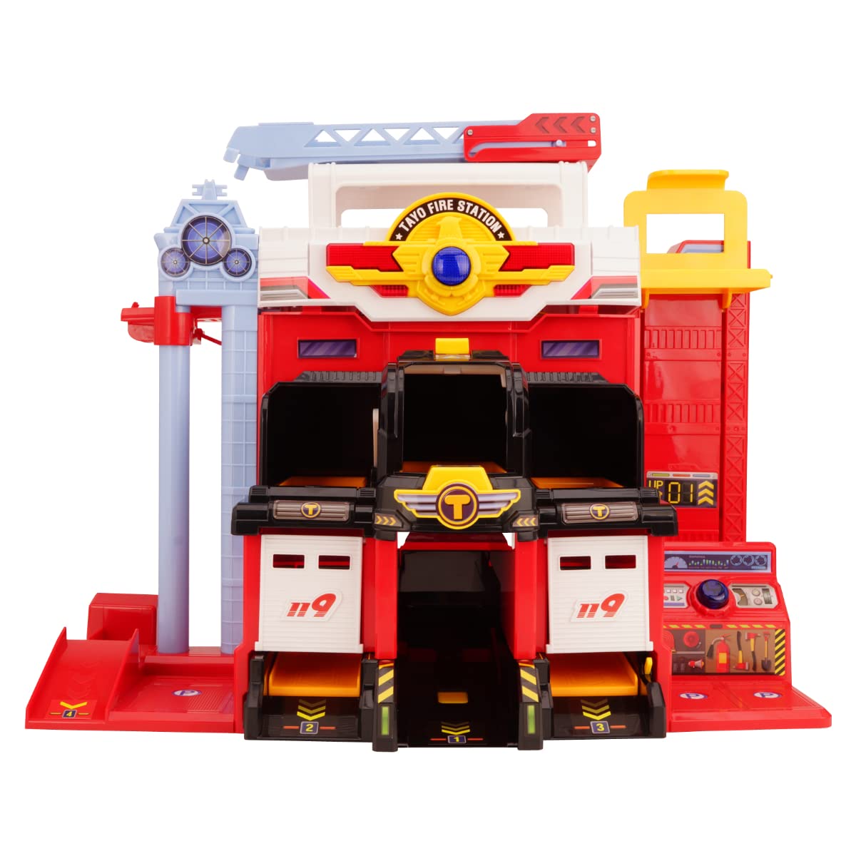 Tayo Action Fire Center Play Set - Toys for Children Kids 3 Years UP Minicars Games Holiday Birthday Gift