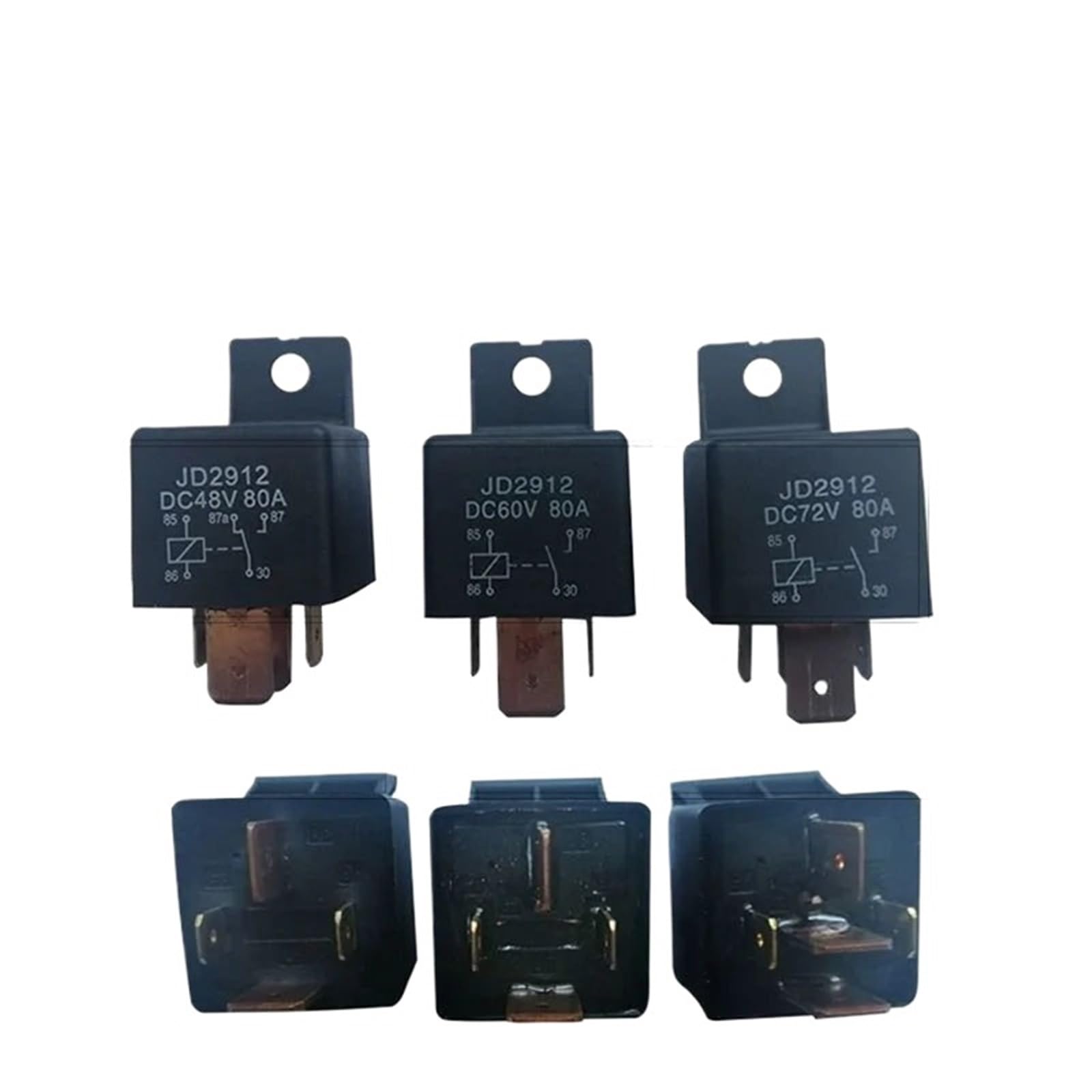 Alta Potencia 80A del relé de automóvil 12V24V4 Pines Relé de Pierna Ancha de Alta Corriente de 5 Pines(5-Pin 12V)
