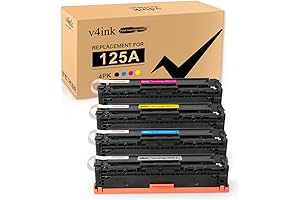 v4ink Remanufactured Toner Cartridge Replacement for HP 125A Yellow CB543A for use...