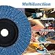 PRZRAO 8 Stück Fächerscheiben 76mm x 10 mm Schleifmopteller Schleifmop Flap Disk 40/60/80/120 Mischen Set Effizientes Schleifen Schleifscheiben Lamellenscheiben Fächerscheibe für Winkelschleifer