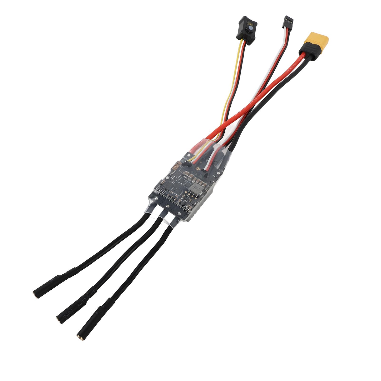 Domary Controlador de Velocidad de Motor Eléctrico de Salida BEC sin Cepillo ESC 1/8 1/10 RC