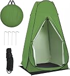 Tente de douche privée pop-up, tente de changement portable pour camping, plage, toilettes, douche, salle de bain, abri solaire avec fenêtre et sac de transport