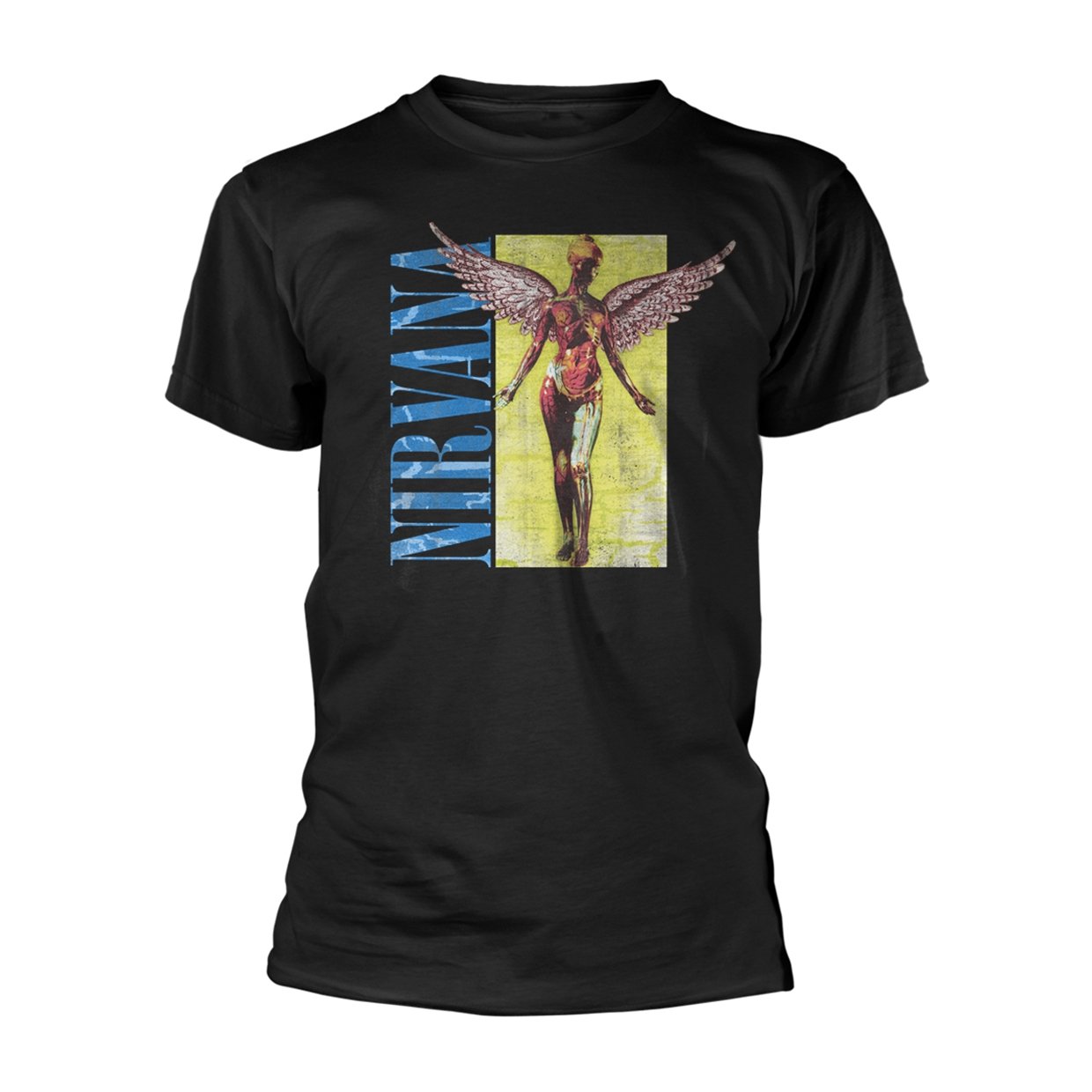 Nirvana in Utero (Square) Official Tee T-Shirt Mens Unisex (Medium) Black