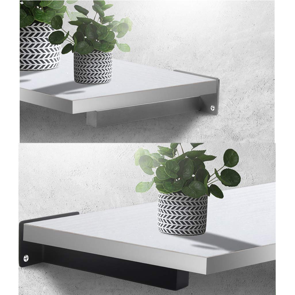 Wandgemonteerde plankbeugels, Heavy Duty Bracket Bench Table Support RVS verbreding en verdikking met schroeven 400mm 1pcs Stainless Steel