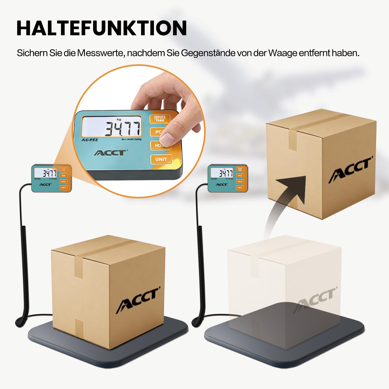Digitale Postwaage, 200 kg Kapazität, kommerzielle Waage für Pakete, Post, Lager, Zuhause, Gepäck
