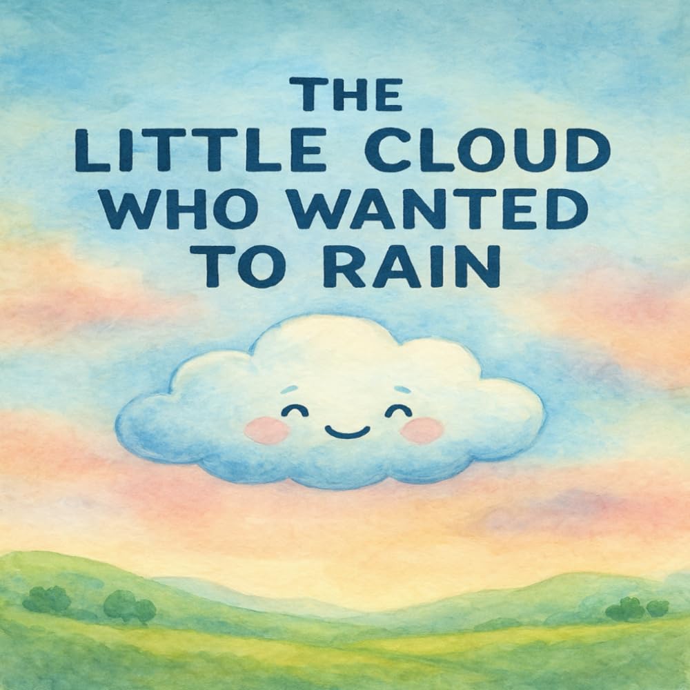 The Little Cloud Who Wanted to Rain: A gentle watercolor children’s story about patience, dreams, and growing into who you’re meant to be (Adventures of Wonder & Kindness)
