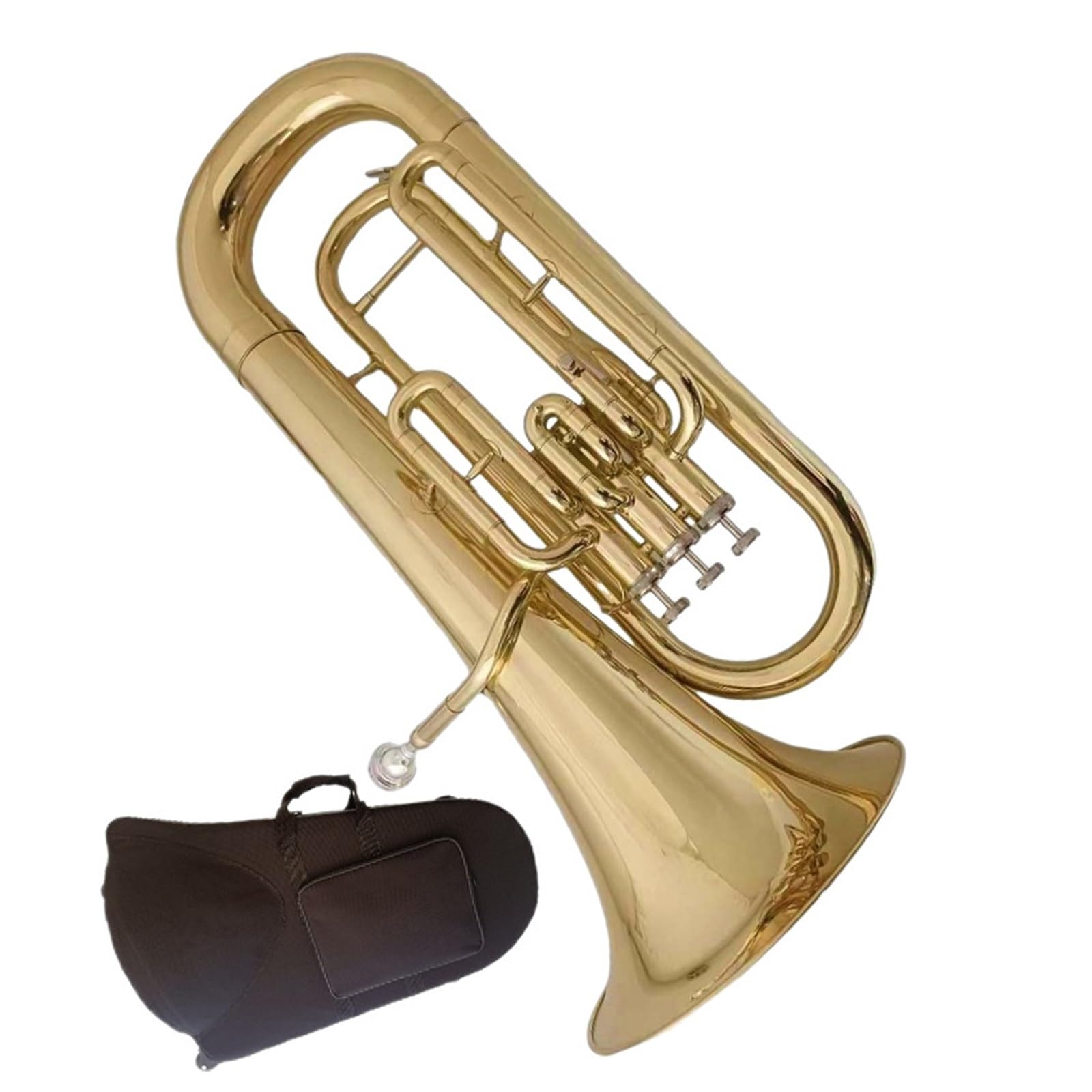 Eufonium Euphonium Instrumenty Muzyczne Dla Początkujących Bb Tone Pozłacane Klawisze Zapewniające Płynną I Łatwą Grę