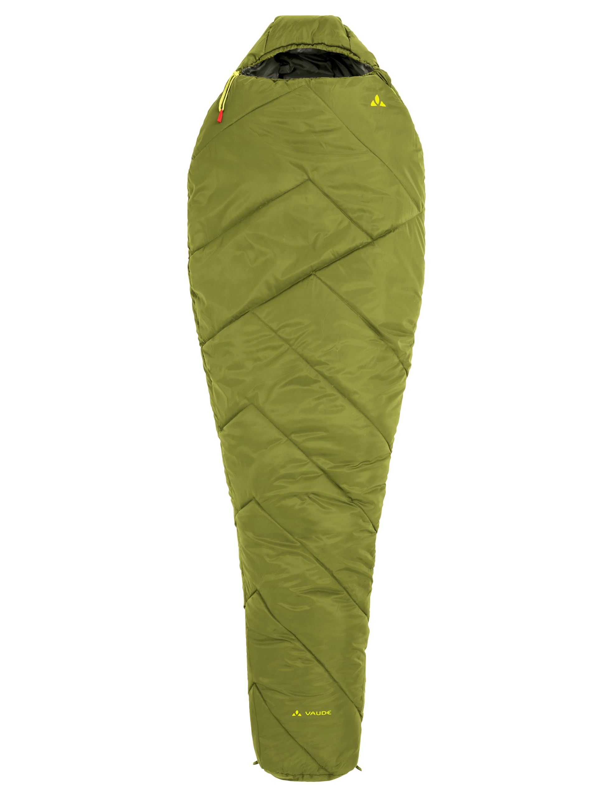VAUDE Śpiwór mumia Sioux 800 II, zielony, oddychający śpiwór na 3 pory roku, 2°C – 8°C, kompaktowy śpiwór z włókien syntetycznych, 220 x 80 cm, zamek błyskawiczny po prawej stronie, do użytku wewnątrz