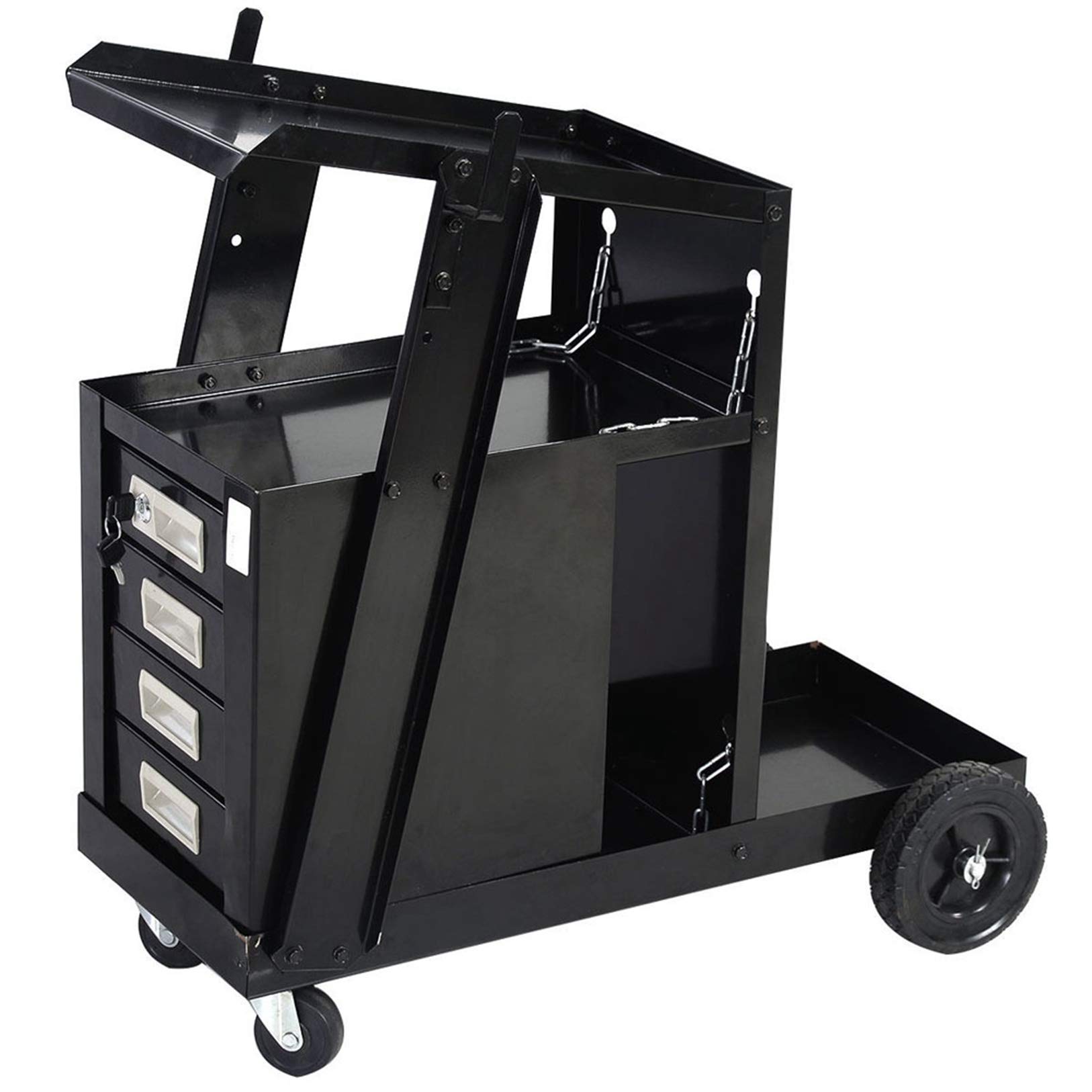 Buy Welding Cart Black Welder Cart, MIG TIG ARC Welding Plasma Cutter