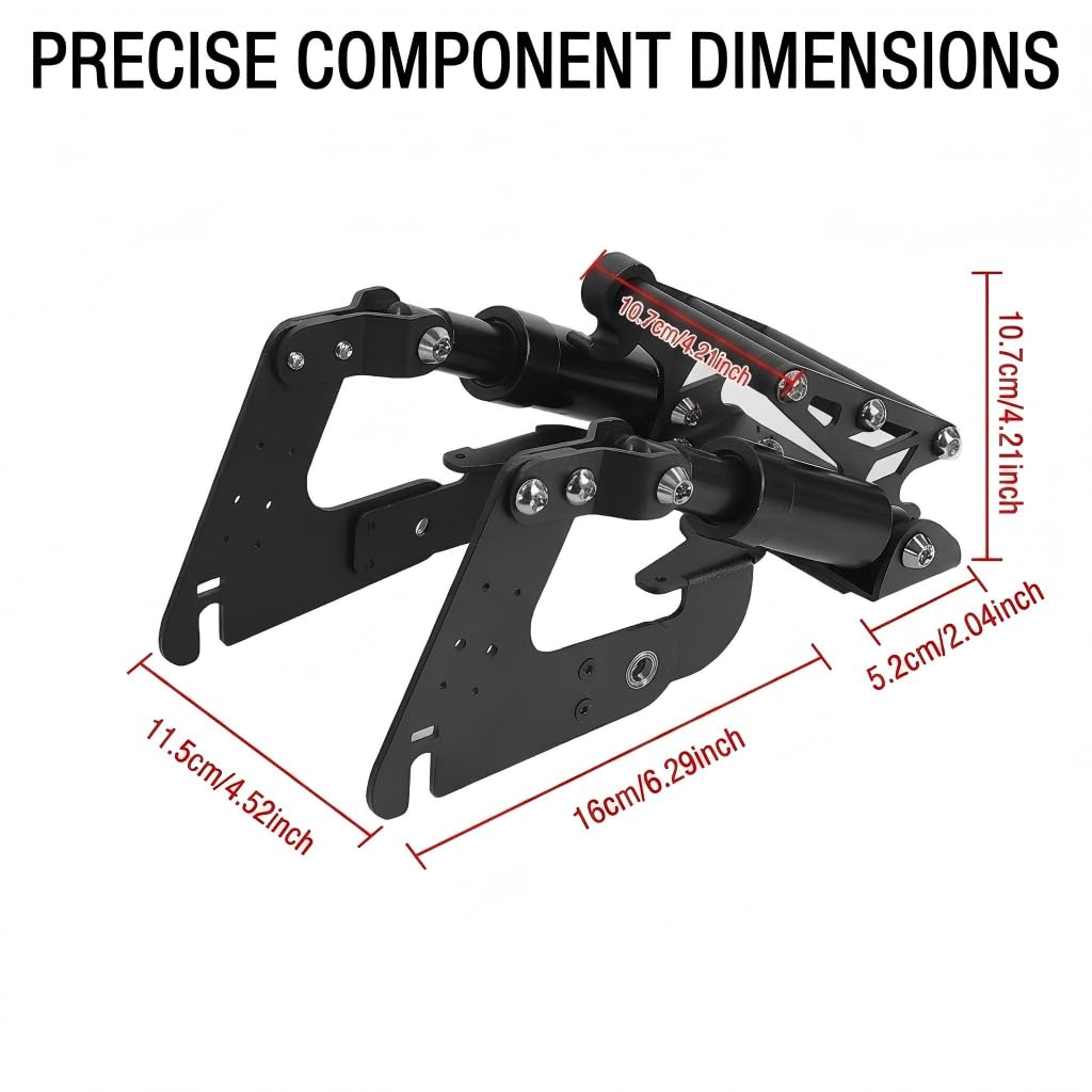 Hinterrad Federung Stoßdämpfer Set, Passend für Ninebot MAX G30 E-Scooter